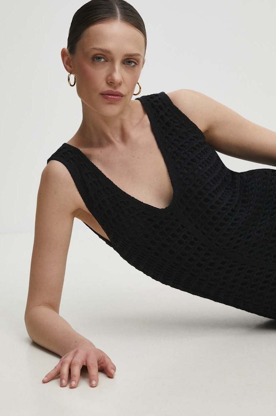 Answear Lab rochie negru tt4018.td