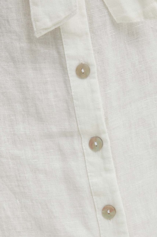 Answear Lab sukienka lniana 19037.tjs biały