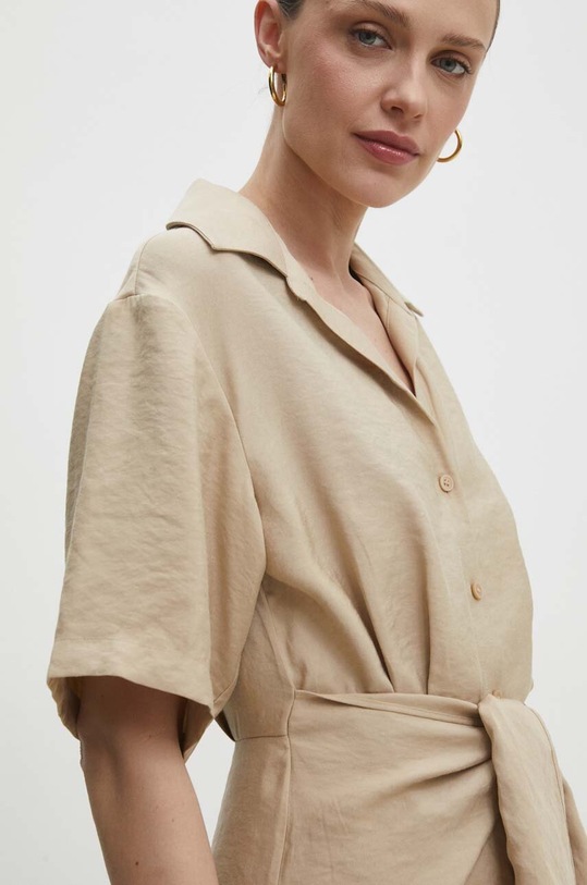 Answear.LAB sukienka beżowy mlc.sud0cm.tjs