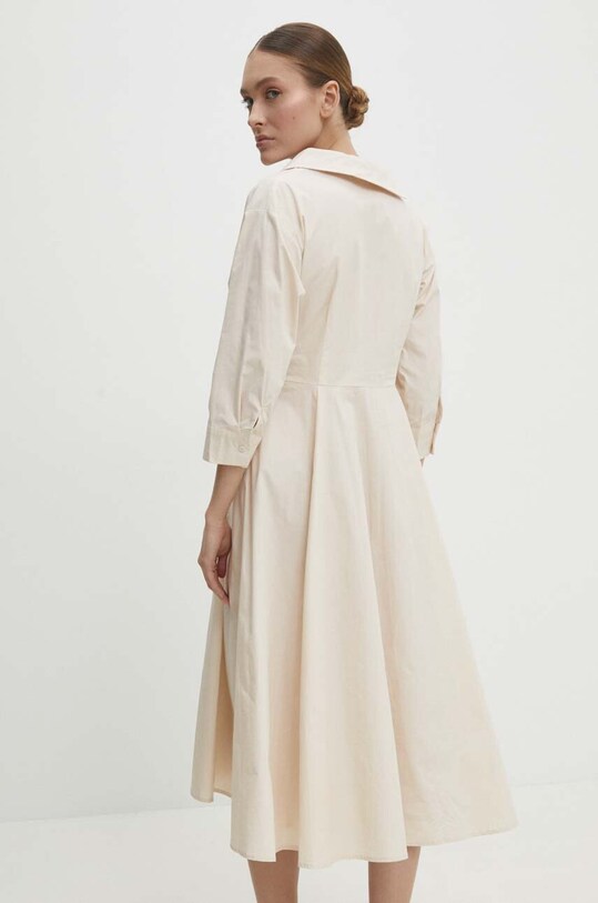 Îmbrăcăminte Answear Lab rochie din bumbac 4343.ikk bej