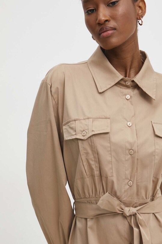 Answear.LAB sukienka d767265330.id brązowy WW24