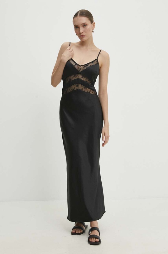 Answear Lab rochie maxi negru 502505.fh