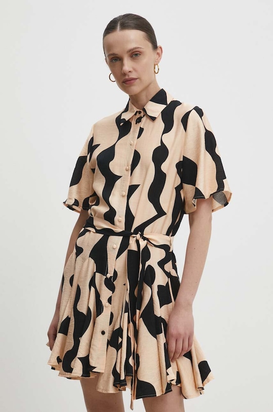 Šaty Answear.LAB 8476.7.fh béžová WW24