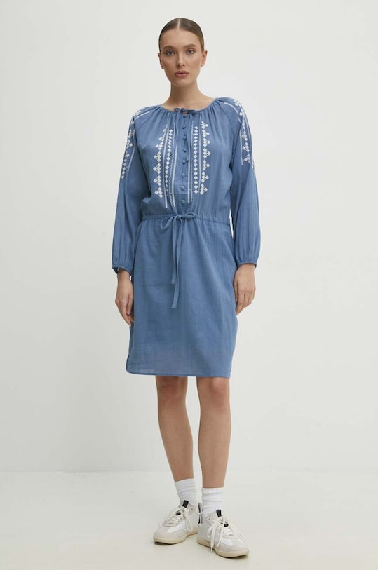 Платье Answear.LAB длинный голубой 26051.fjs