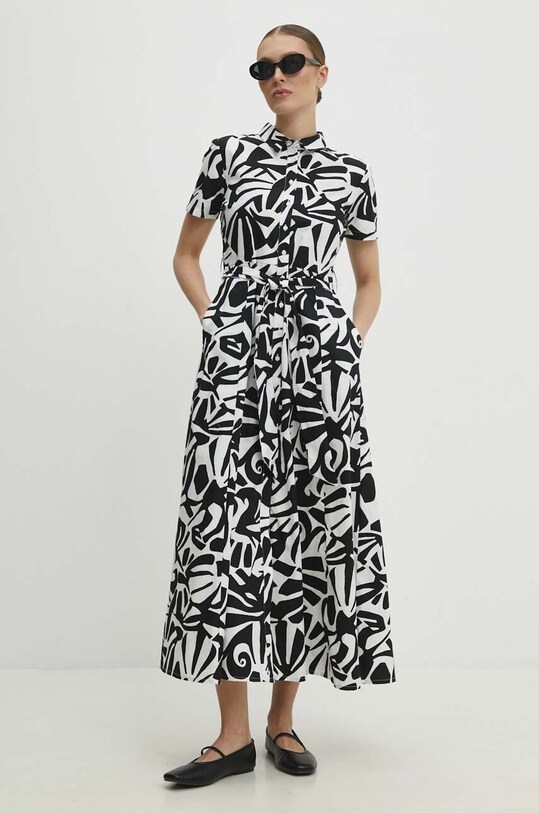 Answear Lab rochie din bumbac negru jane.fd