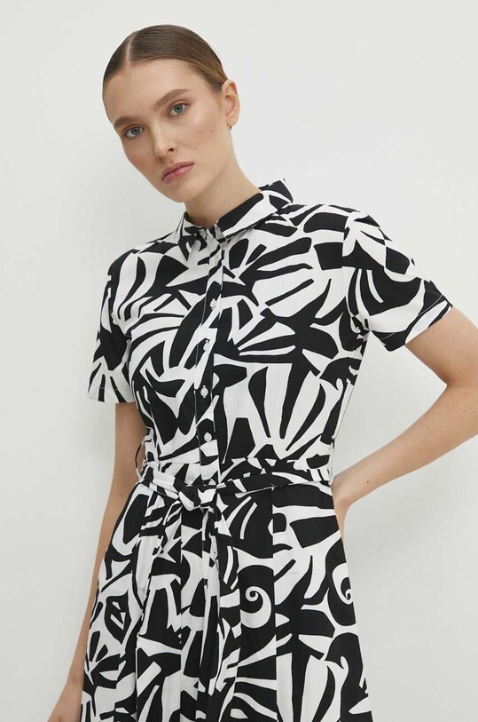 Answear Lab rochie din bumbac jane.fd negru