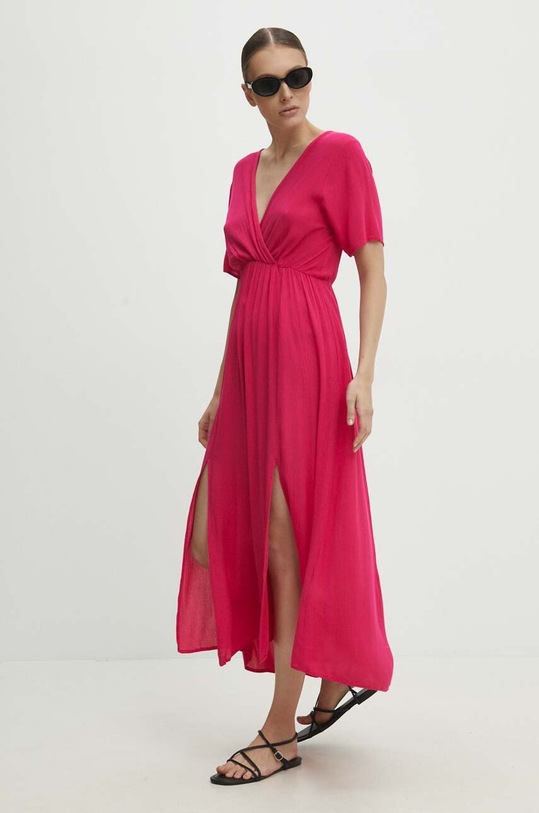 Answear.LAB sukienka różowy laura.fd