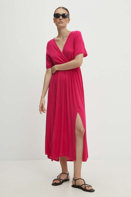 Answear.LAB sukienka laura.fd różowy