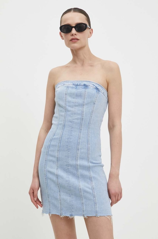 Джинсова сукня Answear.LAB casual блакитний rd2081.fh