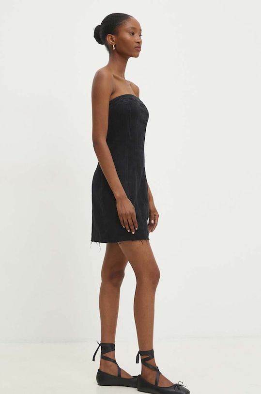 Džínové šaty Answear.LAB černá rd2229.fh