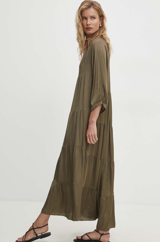 Answear Lab rochie pk94173ab.ijs verde WW25