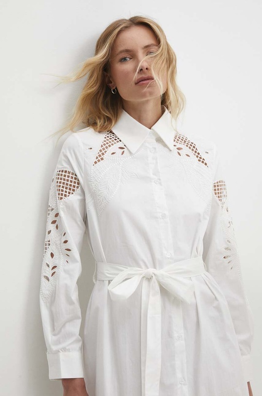 Answear Lab sukienka bawełniana 4292565.ih biały