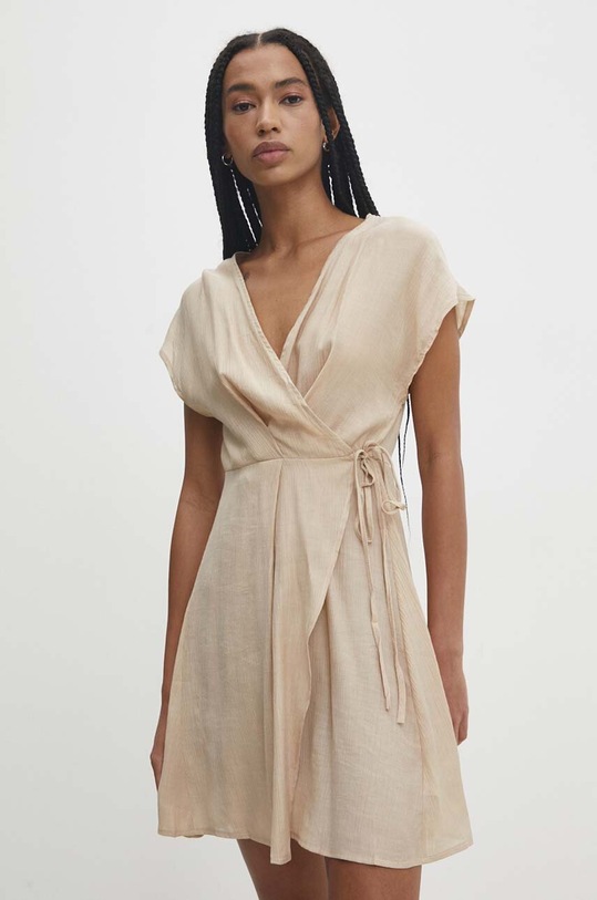 Šaty Answear.LAB mini béžová YS043.HWK