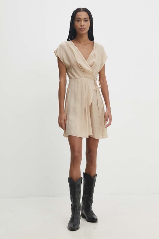 Šaty Answear.LAB YS043.HWK béžová WW24