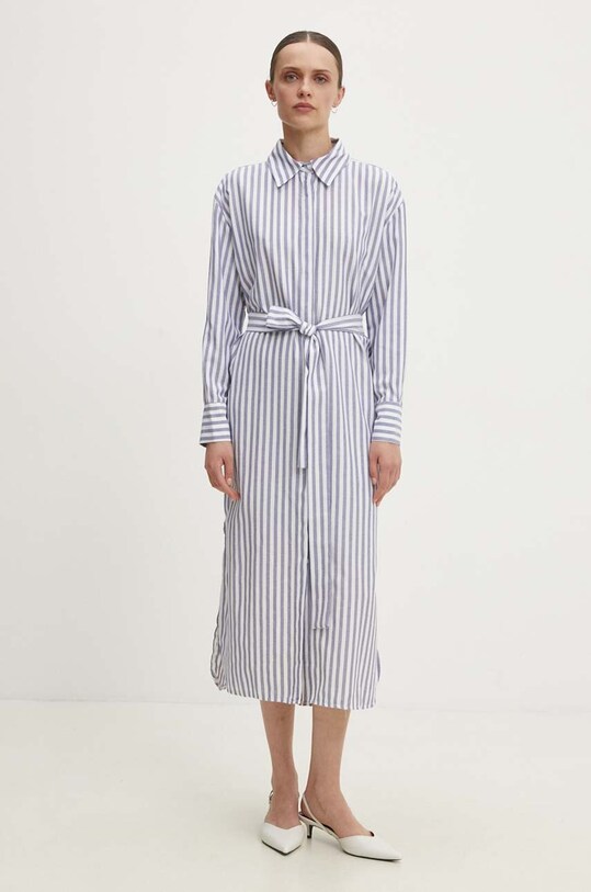 Answear Lab rochie din bumbac sng.sud0fs.tjs bleumarin WW24