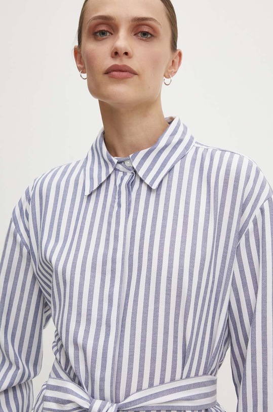 Answear Lab sukienka bawełniana granatowy sng.sud0fs.tjs