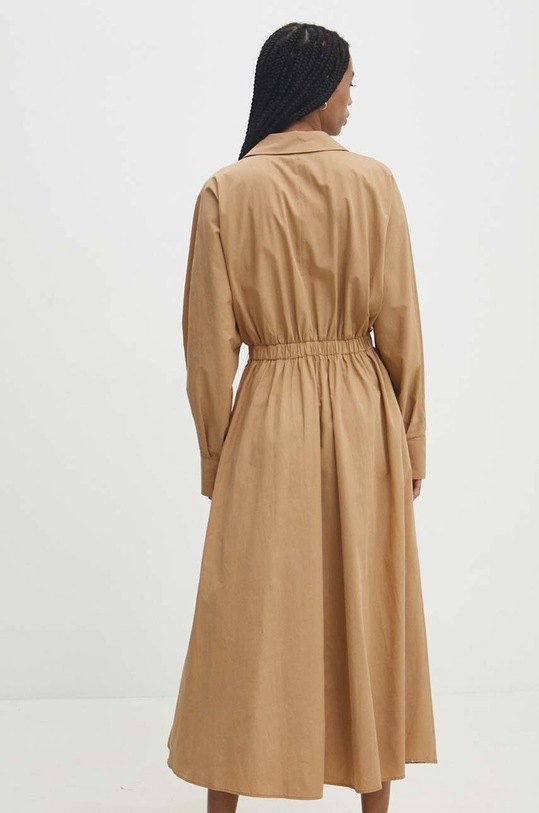 Oblečenie Bavlnené šaty Answear.LAB sng.sud0fu.tjs béžová