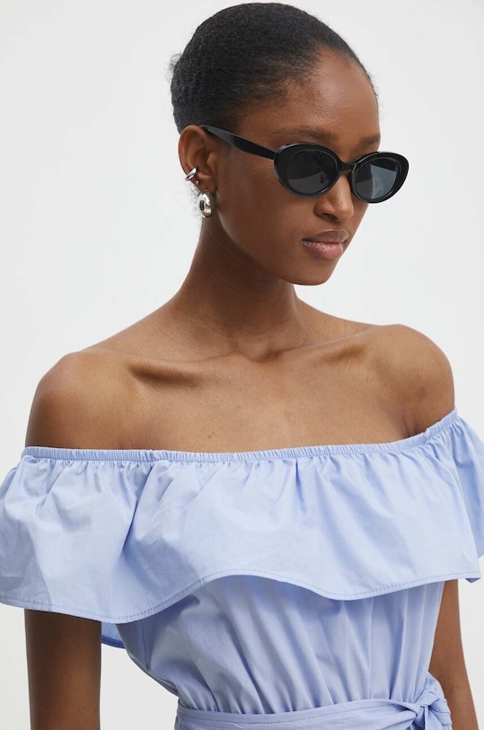 Answear Lab rochie din bumbac 6197.TWK albastru WW24