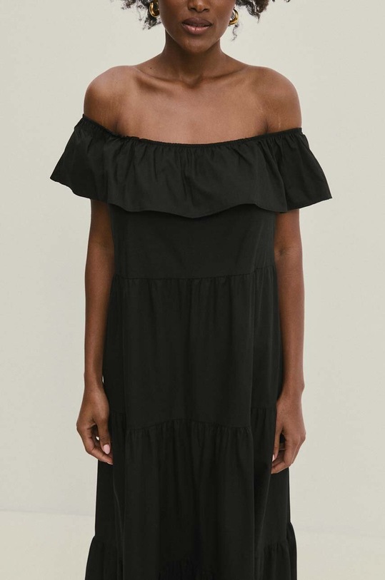 Answear Lab sukienka bawełniana czarny 6197.TWK