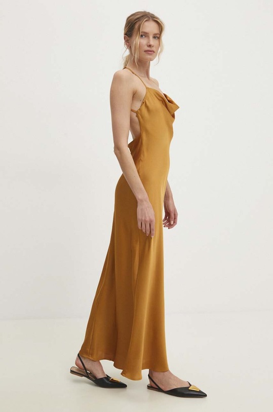 Odzież Answear Lab sukienka 0913.fh złoty