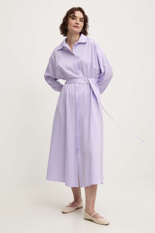 Answear Lab rochie din bumbac sng.sud0hh.tjs violet WW24