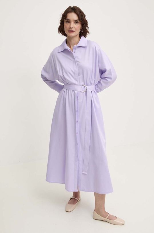 Answear Lab rochie din bumbac violet sng.sud0hh.tjs