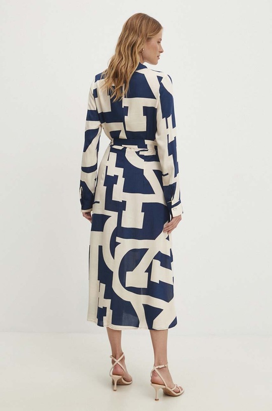 Answear.LAB sukienka sng.sud0hi.tjs granatowy WW24