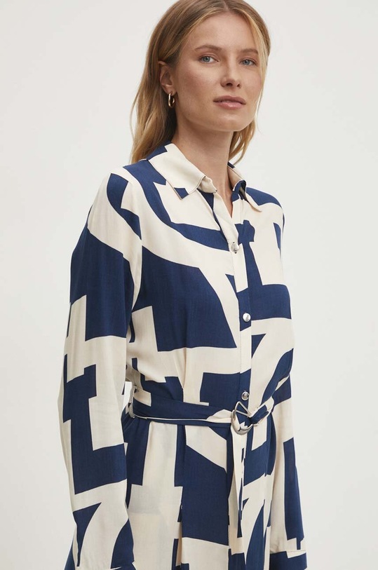 Answear.LAB sukienka sng.sud0hi.tjs granatowy