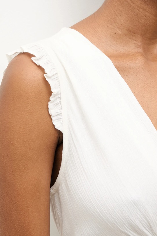 Answear.LAB sukienka rozkloszowana z wiskozy pablo.fd biały