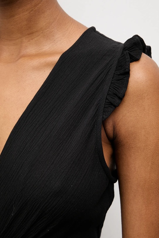 Answear.LAB sukienka rozkloszowana z wiskozy pablo.fd czarny