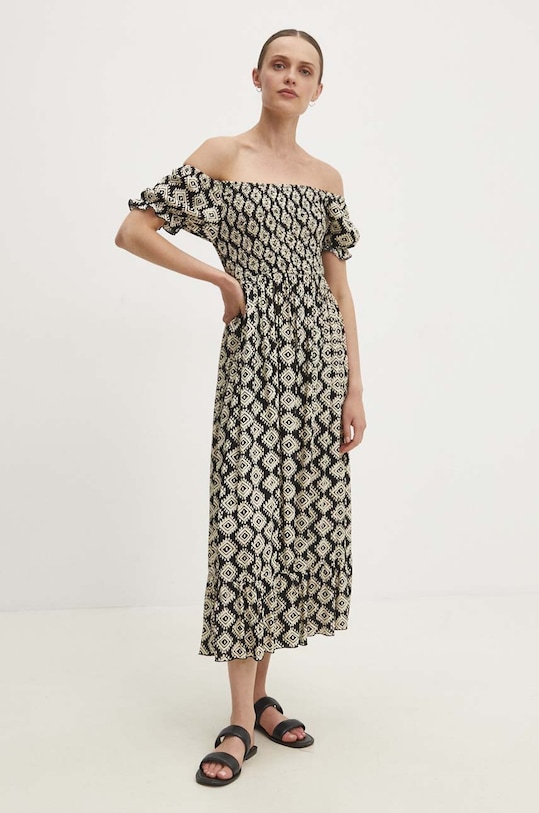 Answear Lab rochie MA638.hh negru WZ24