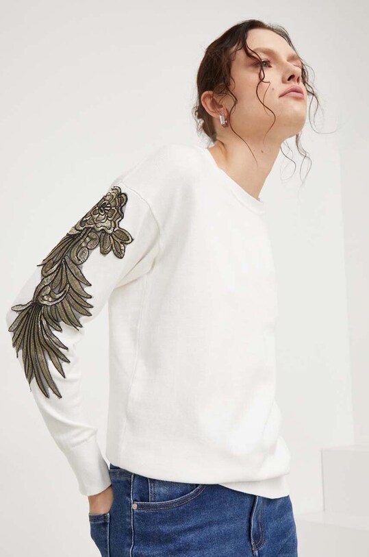 Answear.LAB sweter biały 22026.HWK