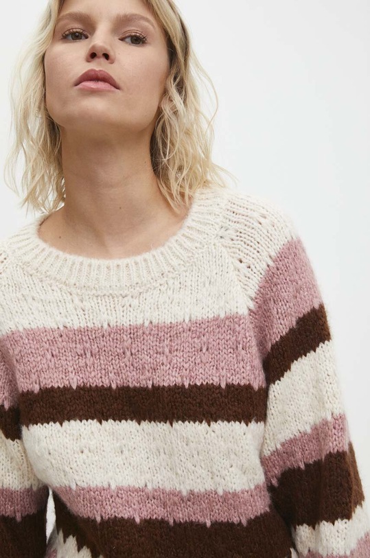 Answear Lab sweter pozostałe beżowy fir.1.TWK