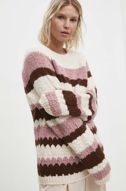 Answear Lab sweter beżowy fir.1.TWK