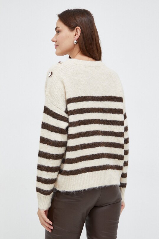 Odzież Answear Lab sweter z wełną AT8115.HWK beżowy