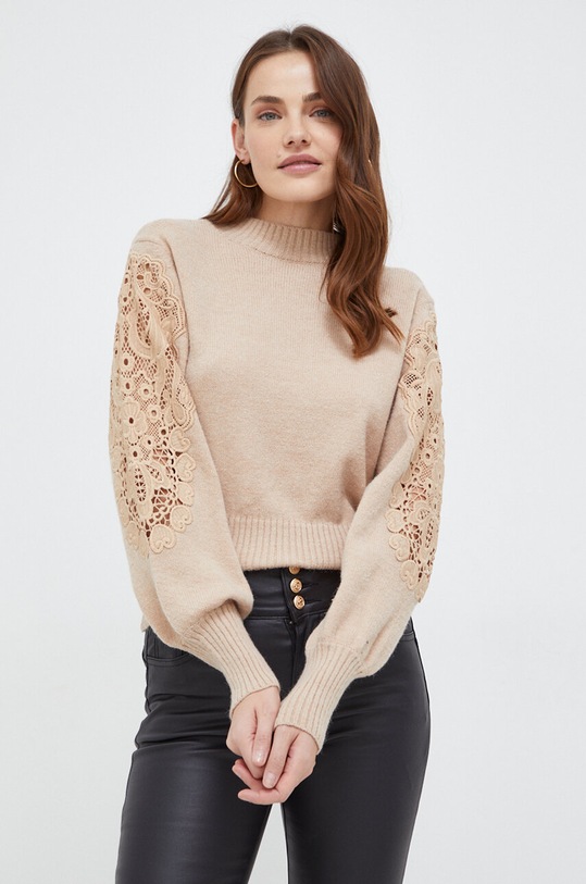 Answear Lab sweter F2088.HWK beżowy WW24