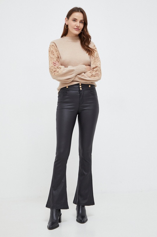 Answear Lab sweter beżowy F2088.HWK