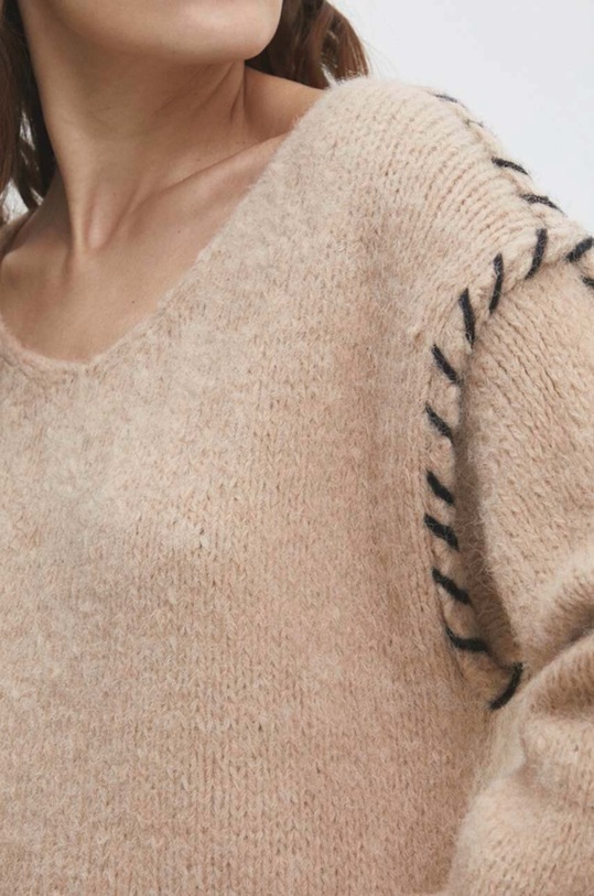 Answear.LAB pulóver CH5186.iw barna