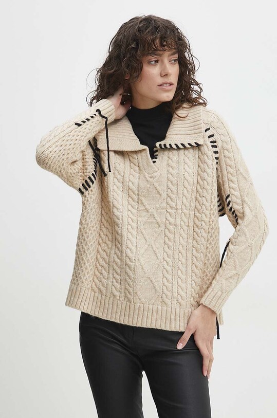 Answear.LAB sweter 3269.iw beżowy WW24