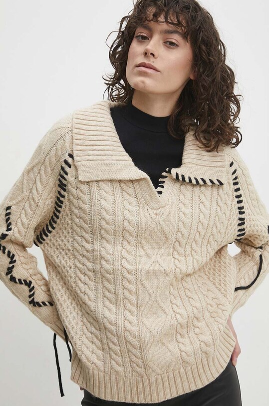 Answear.LAB sweter 3269.iw beżowy