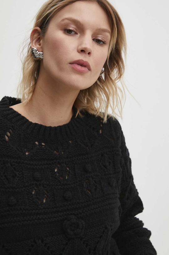 Answear Lab pulover negru 6647.iw