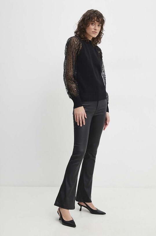 Answear Lab pulover 23108.HWK negru WW24