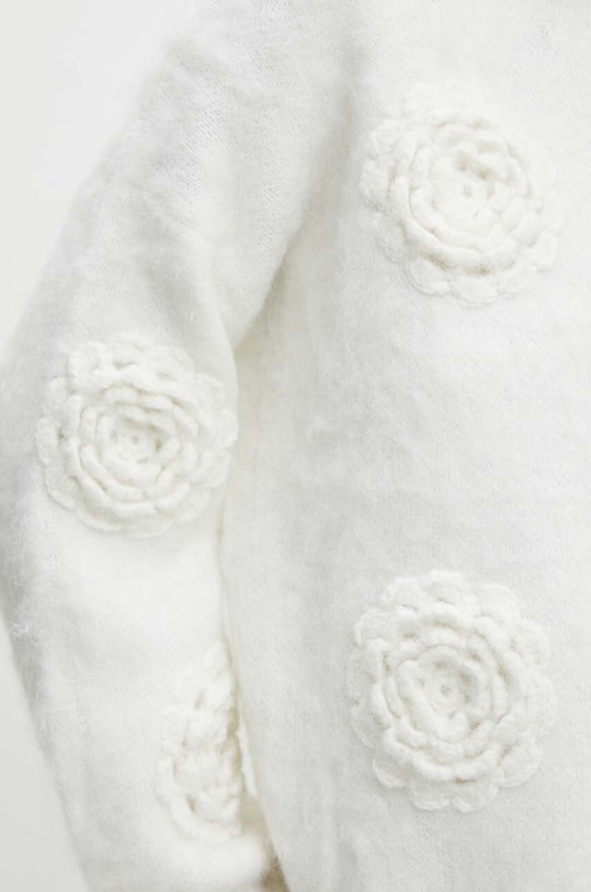 Answear Lab sweter z wełną Q5083.HWK biały