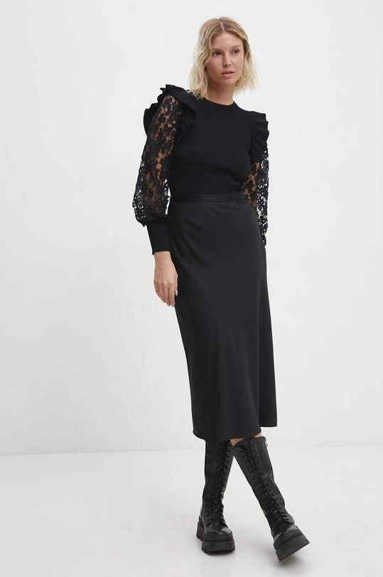 Answear Lab sweter MCY03546.HWK czarny WW24