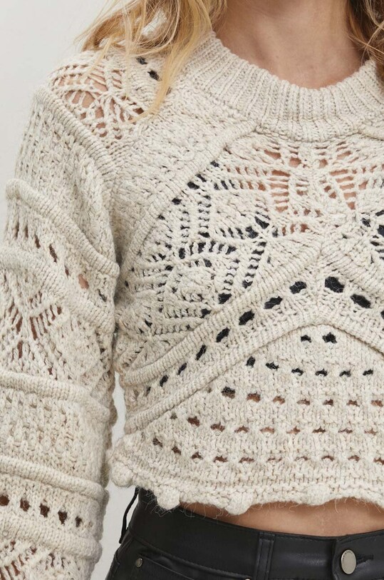 Answear Lab sweter 3822..TKK beżowy