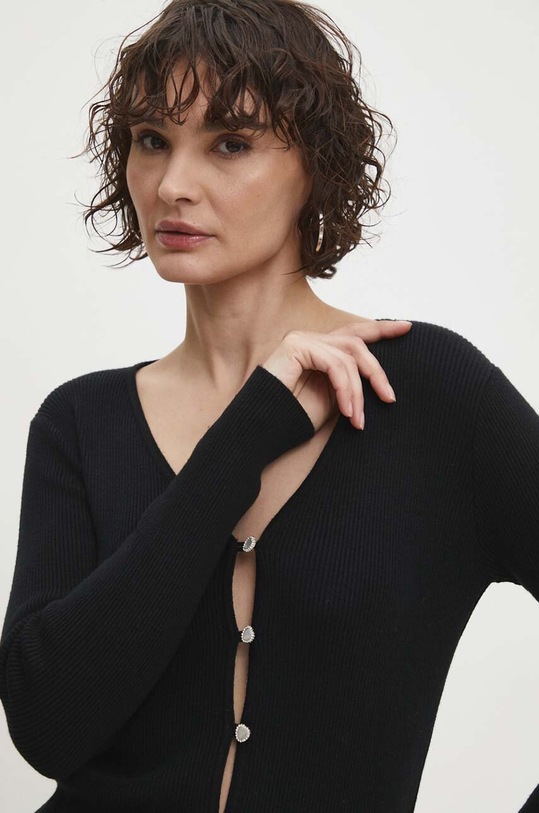 Πλεκτή ζακέτα Answear.LAB άλλο μαύρο 81268.fjs