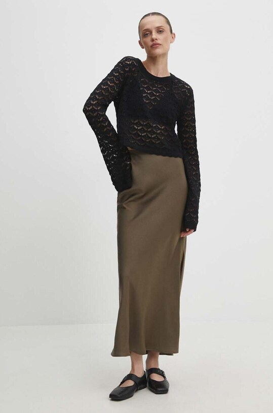 Хлопковый свитер Answear.LAB LK274LAUREN.GWK чёрный WW24