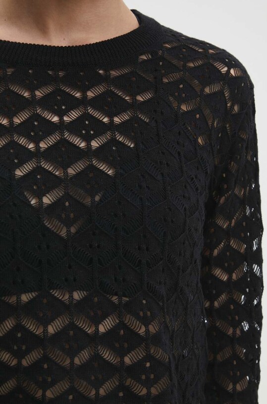 Хлопковый свитер Answear.LAB LK274LAUREN.GWK чёрный