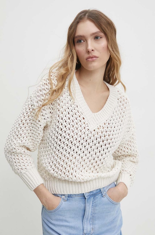 Answear Lab sweter beżowy 3296.tw