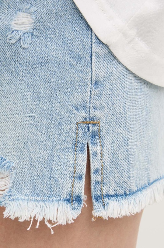 Rifľové krátke nohavice Answear.LAB modrá LSRD340VOLARBLU.GWK